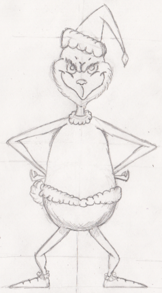 Гринч Джим Керри рисунки