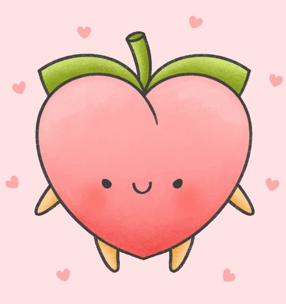 Персик для вырезания