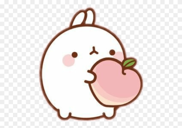 Милый нарисованный персик