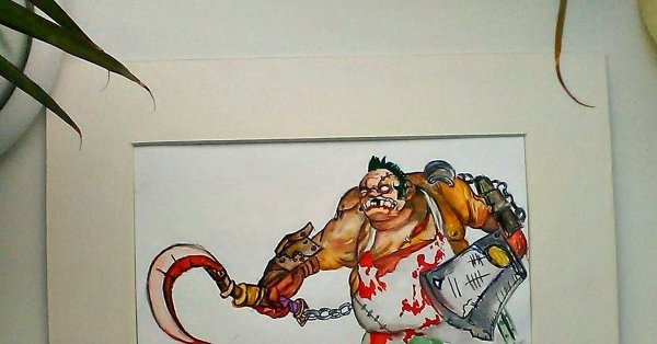 ПУДЖ дота 2 нарисовать