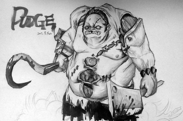 Pudge тату