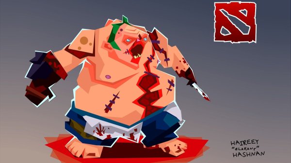 Pudge рисунок