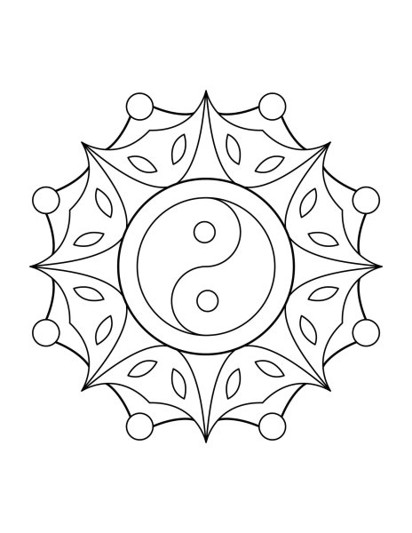 Мандала простая