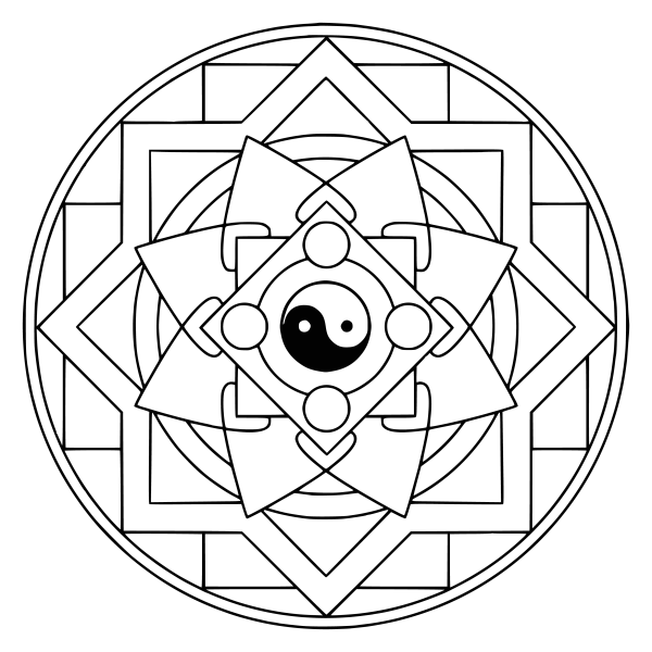 Мандала легкая