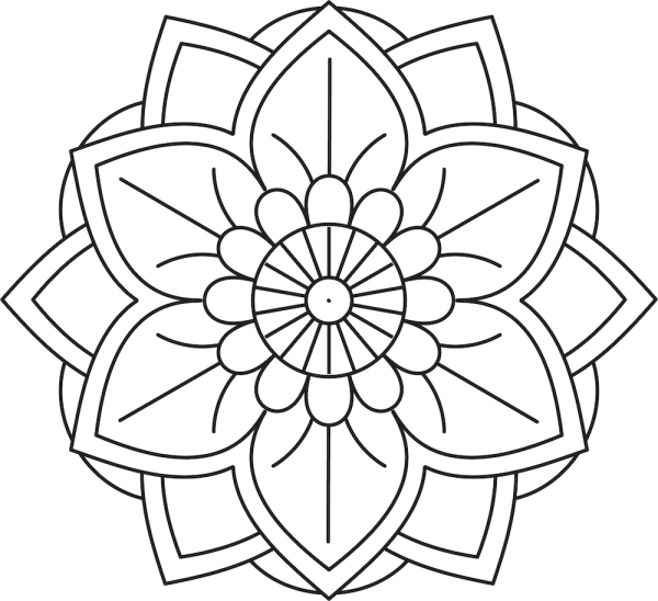 Мандала Цветочная Поляна