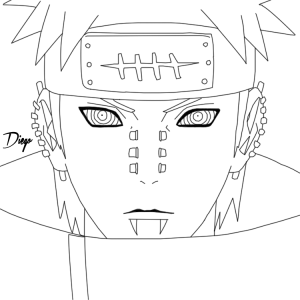 Пейн Яхико рисунок