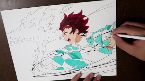 Клинок рассекающий демонов скетч