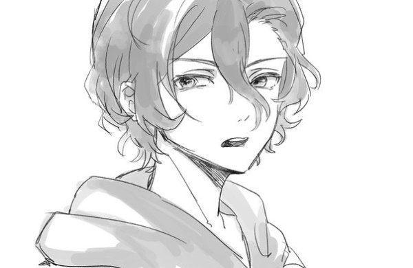 Чуя Накахара раскраска