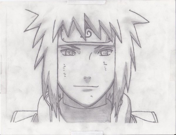 Минато Намикадзе карандашом