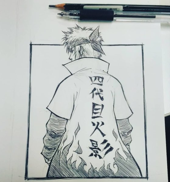 Минато Намикадзе эскиз