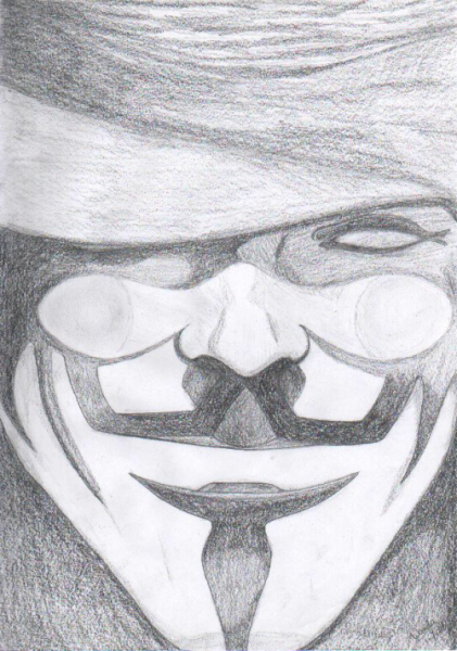 Рисунок Гая Фокса