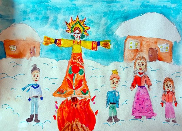 Народные праздники рисунки