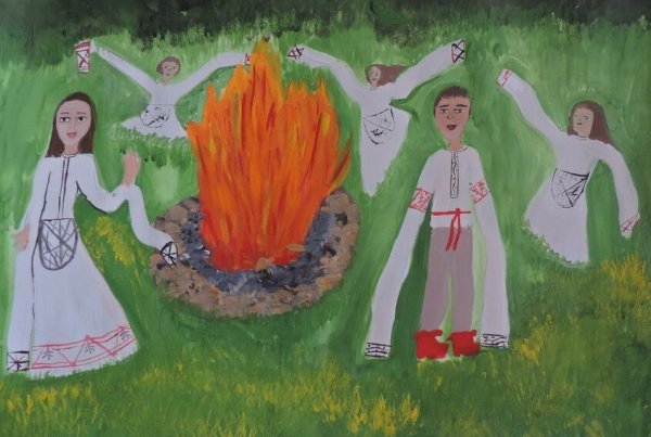 Колядки рисунок