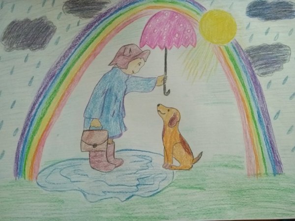 Рисунок на тему добрые дела