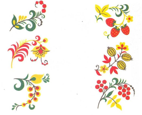 Гжельская роспись раскраска для детей