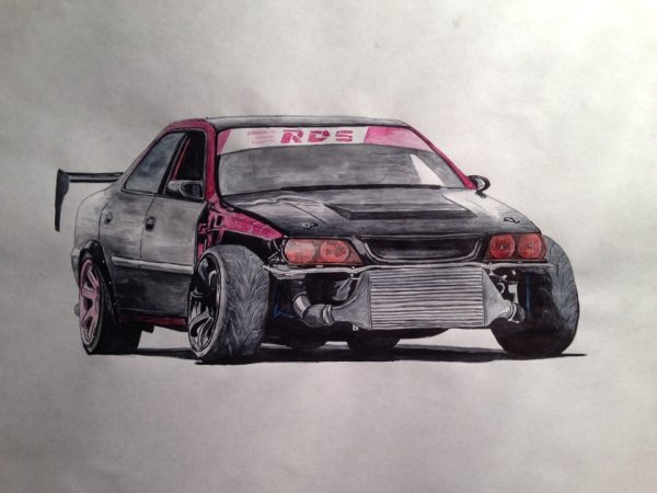 Тойота Марк 2 дрифт арт