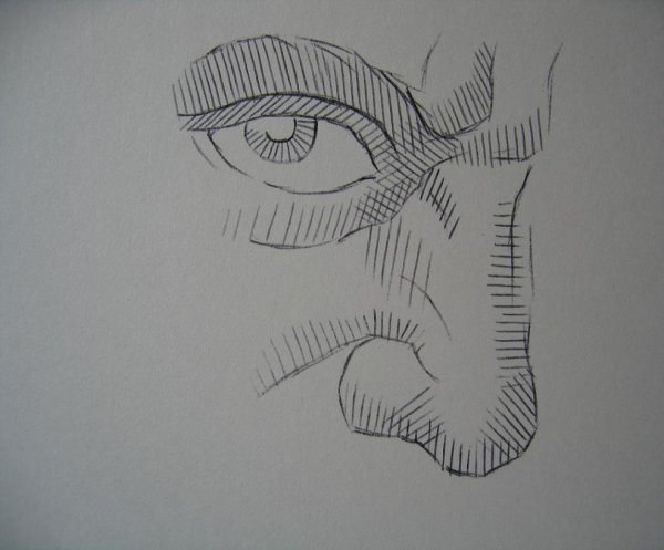 Рисунок штрихами