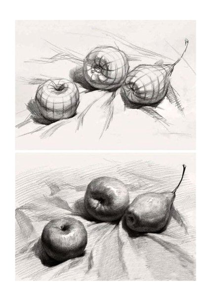 Штриховка Академический рисунок