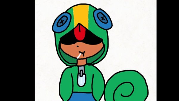 Легкий рисунок Леона