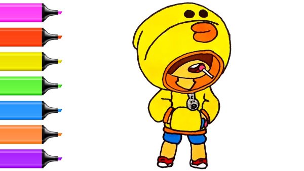 Как рисовать Леона