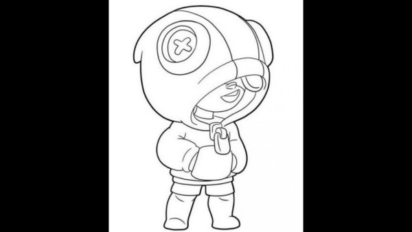 Поэтапное рисование Леона