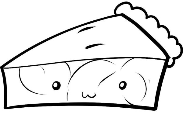 Пирог карандашом