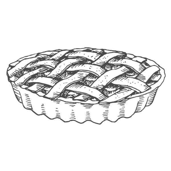 Пирог раскраска