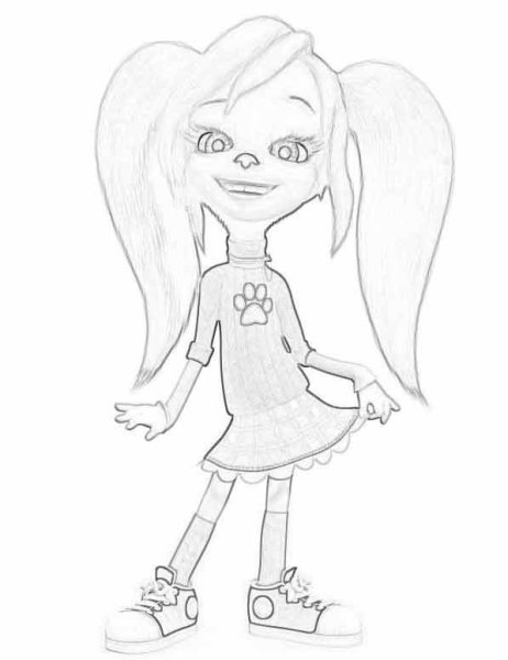 Как нарисовать Барбоскины роза