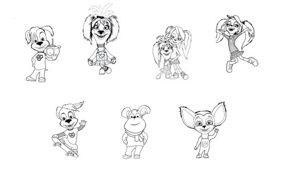 Тимоша из Барбоскиных раскраска