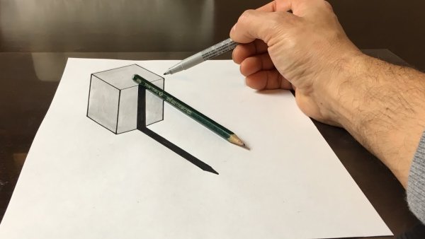 Оптические иллюзии на бумаге