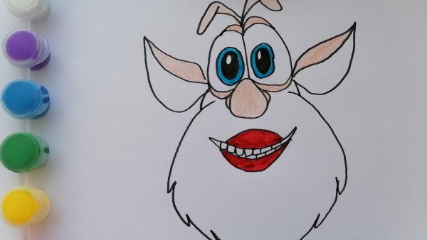 Поэтапное рисование Буба