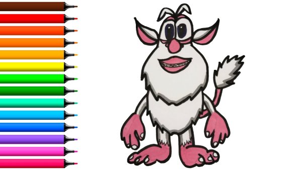 Рисунки лёгкие Буба