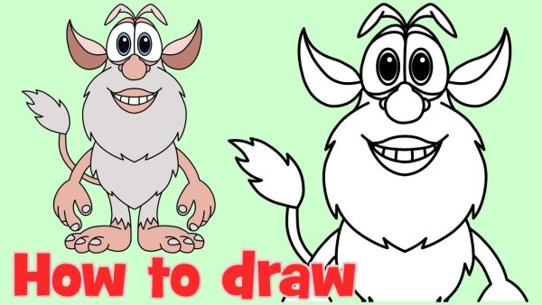 Раскраска Буба Домовенок раскраска