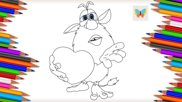 Поэтапное рисование Буба