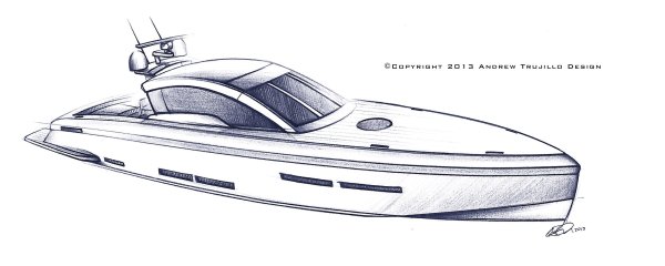Яхта рисунок