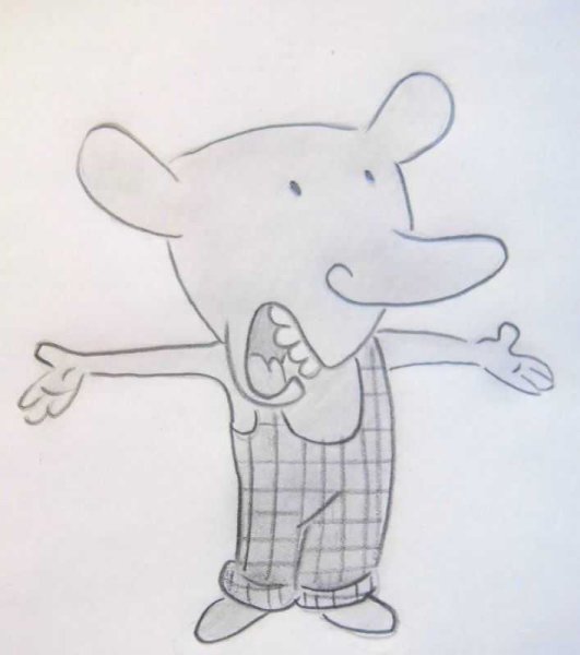 Котопес карандашом