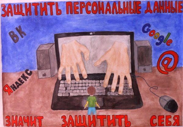 Рисунок на тему безопасность в интернете