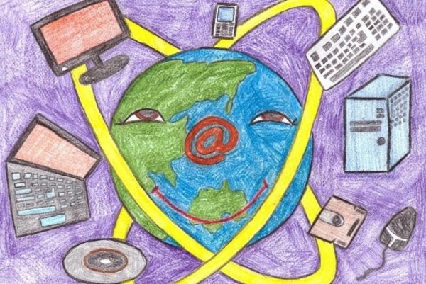 Безопасность в интернете раскраска