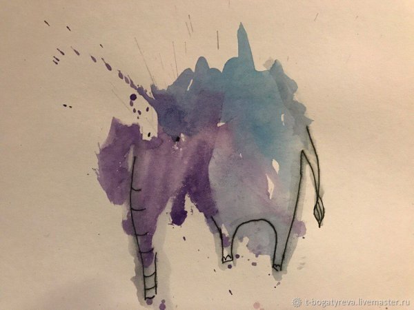 Картина из клякс