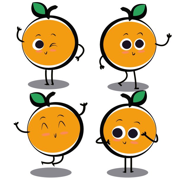 Апельсин трафарет для вырезания