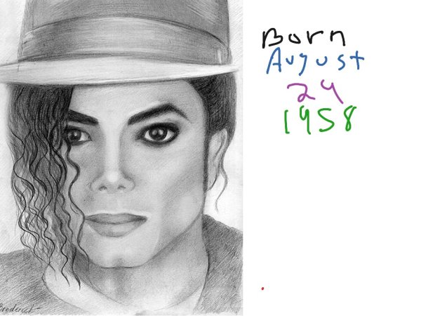 Нарисовать Майкла Джексона