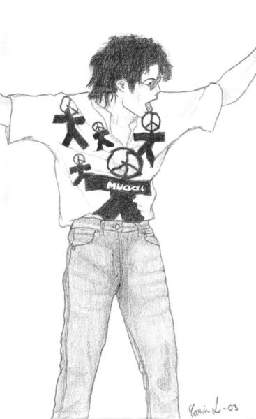 Майкл Джексон разукрашка