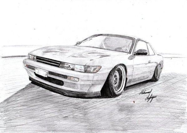 Nissan Silvia s13 чертеж