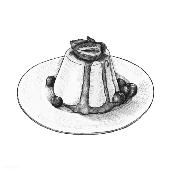 Нарисовать пудинг