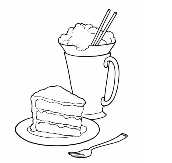 Скетчи маркерами еда напитки