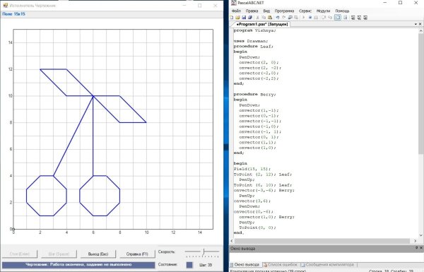 Графика в Pascal ABC фигуры