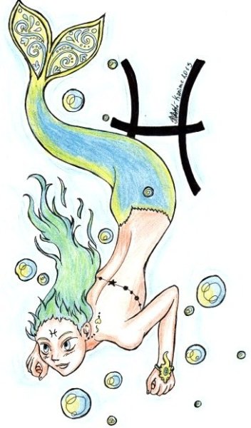 Водолей для срисовки