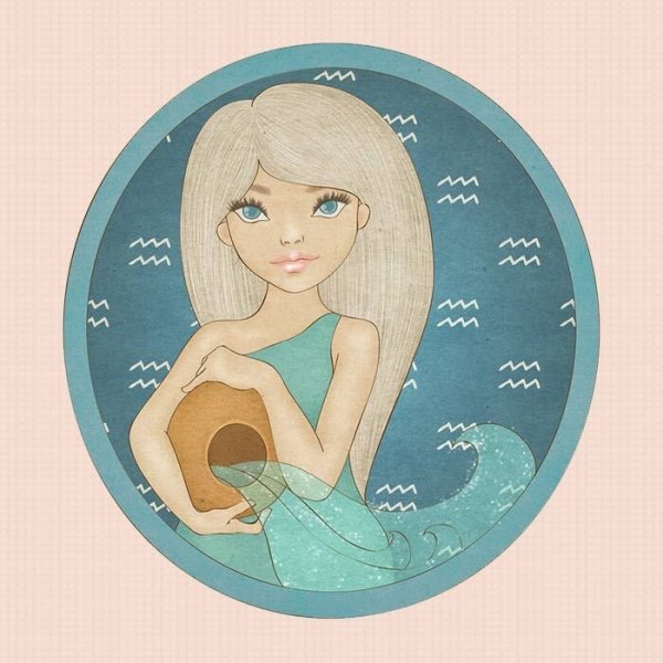 Знак зодиака Водолей девочка