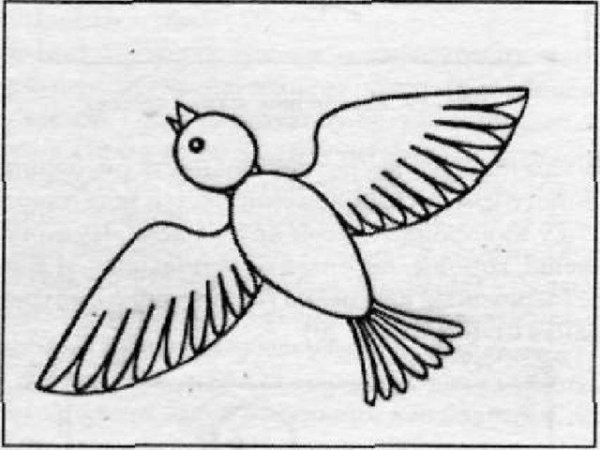 Рисование жаворонка