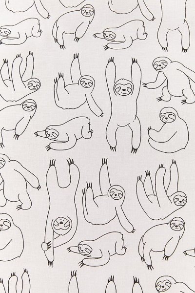 Рисунки ленивца легкие